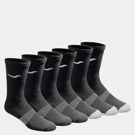 Шкарпетки Saucony Run Dry Crew Sock 6p S611002-001