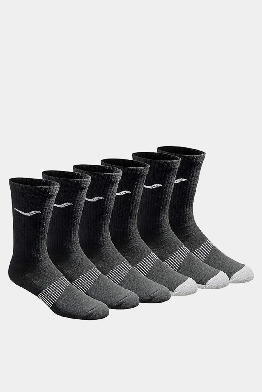 Шкарпетки Saucony Run Dry Crew Sock 6p S611002-001