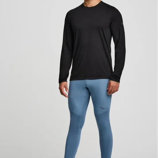 Футболка Saucony Peregrine Merino Long Sleeve SAM800362-BK