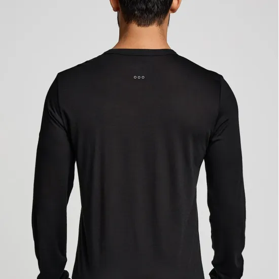 Футболка Saucony Peregrine Merino Long Sleeve SAM800362-BK