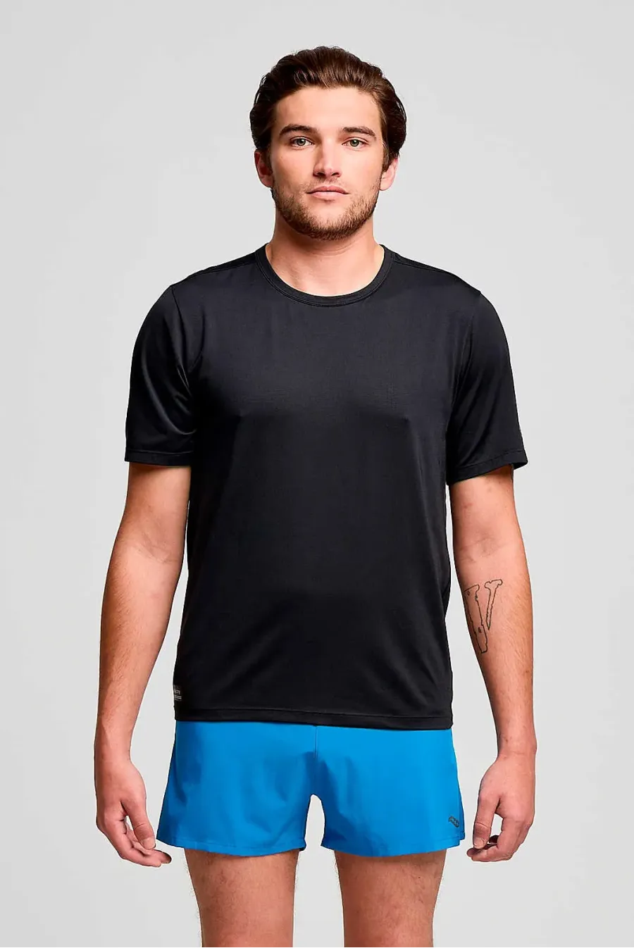 Футболка Saucony Stopwatch Short Sleeve SAM800377-BK