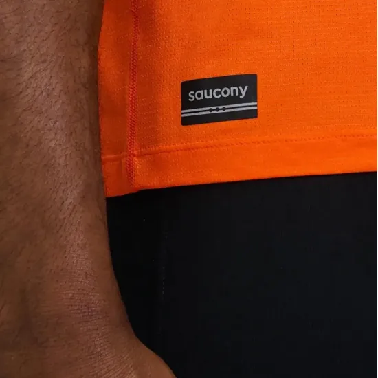 Футболка Saucony Stopwatch Short Sleeve SAM800377-FIRH