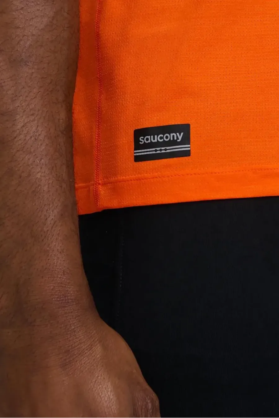 Футболка Saucony Stopwatch Short Sleeve SAM800377-FIRH