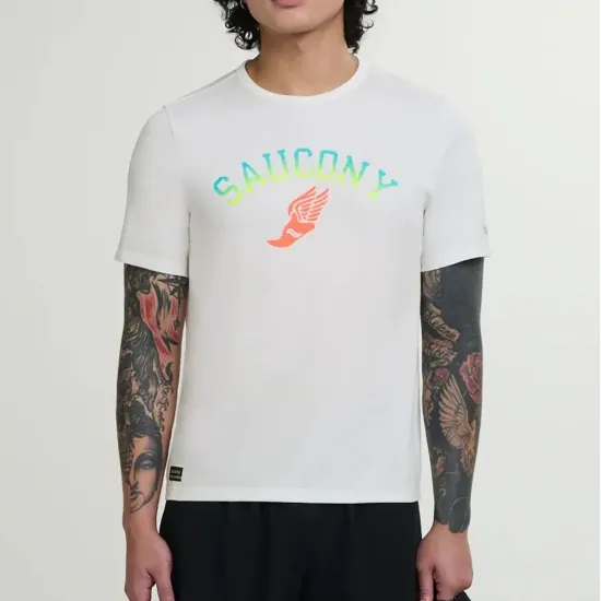 Футболка Saucony Stopwatch Graphic Short Sleeve SAM800378-WH26