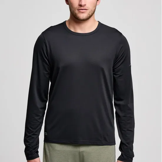 Футболка Saucony Stopwatch Long Sleeve SAM800379-BK