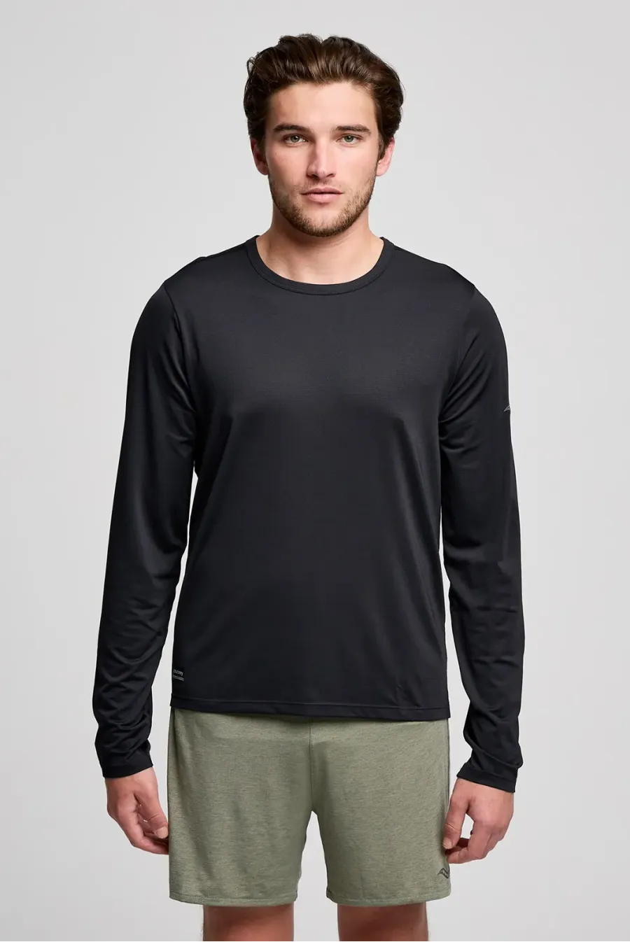 Футболка Saucony Stopwatch Long Sleeve SAM800379-BK