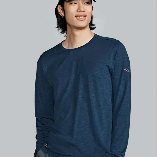 Футболка Saucony Stopwatch Long Sleeve SAM800379-NVH