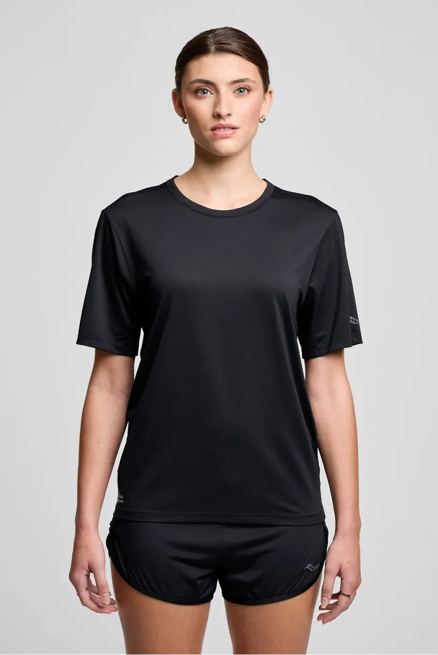 Футболка Saucony Stopwatch Short Sleeve SAW800484-BK