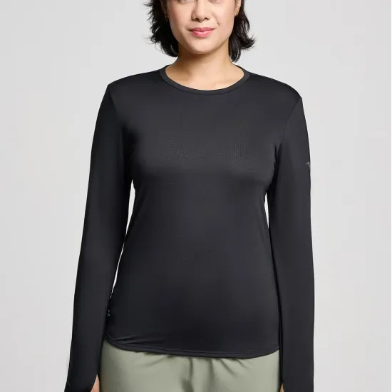 Футболка Saucony Stopwatch Long Sleeve SAW800486-BK