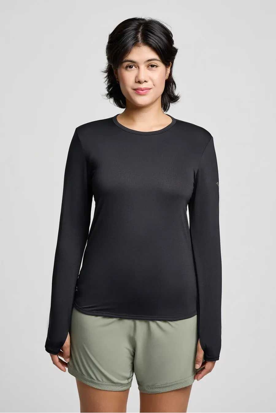 Футболка Saucony Stopwatch Long Sleeve SAW800486-BK