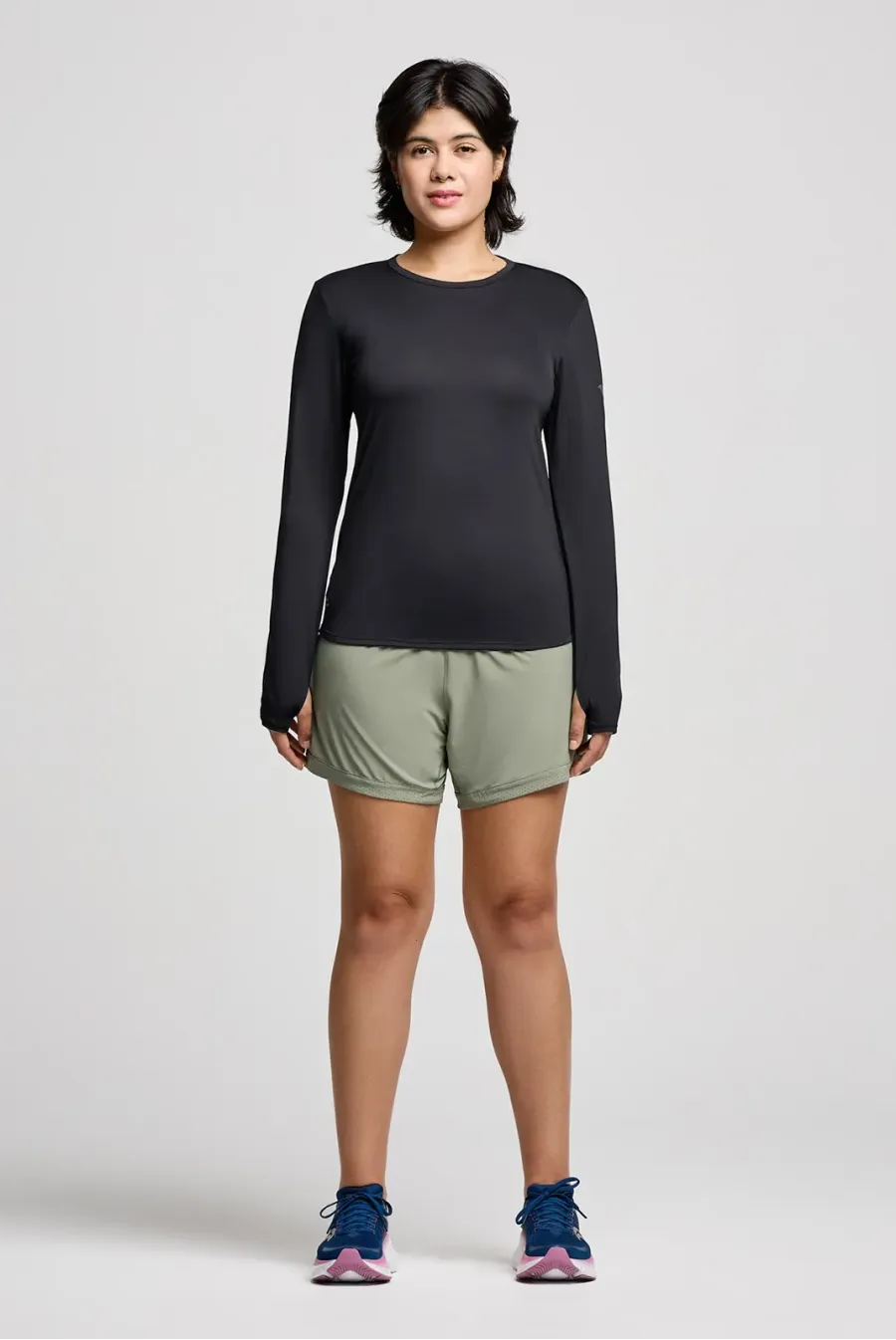 Футболка Saucony Stopwatch Long Sleeve SAW800486-BK