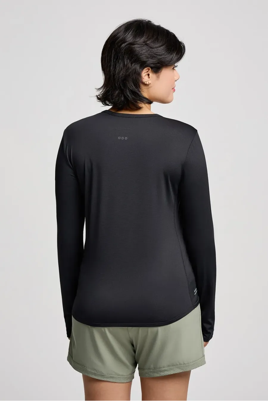 Футболка Saucony Stopwatch Long Sleeve SAW800486-BK