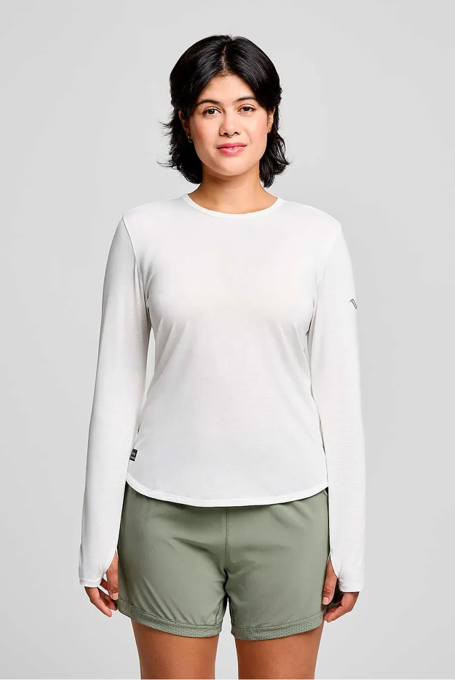 Футболка Saucony Stopwatch Long Sleeve SAW800486-WH
