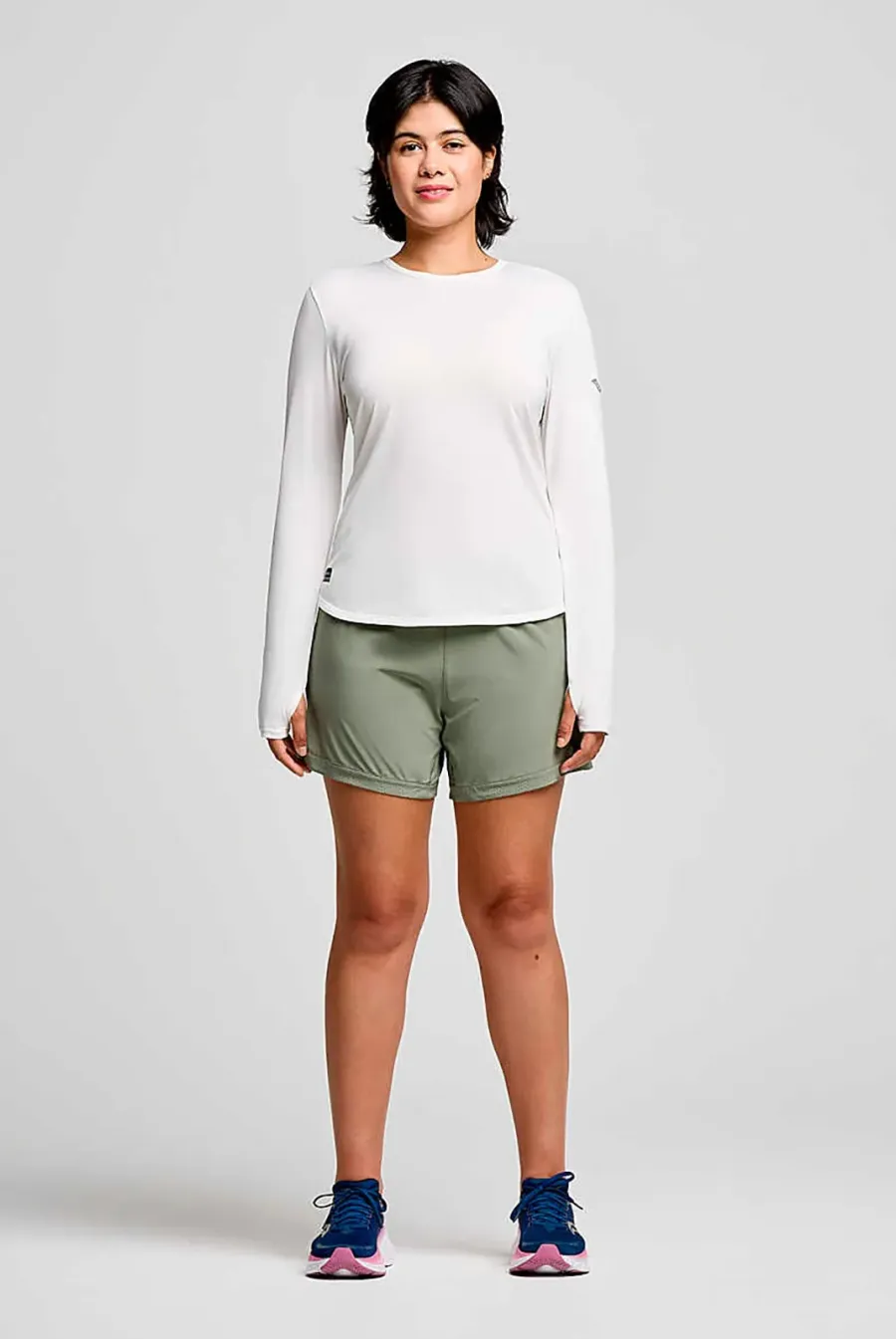 Футболка Saucony Stopwatch Long Sleeve SAW800486-WH