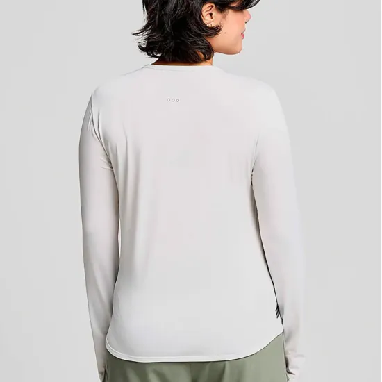 Футболка Saucony Stopwatch Long Sleeve SAW800486-WH