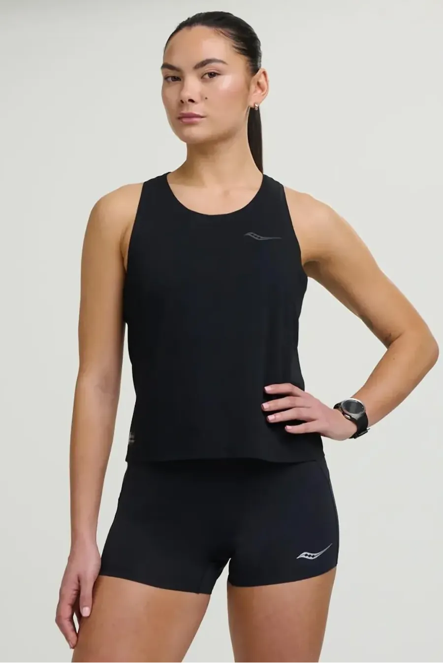 Майка Saucony Endorphin Singlet SAW800493-BK