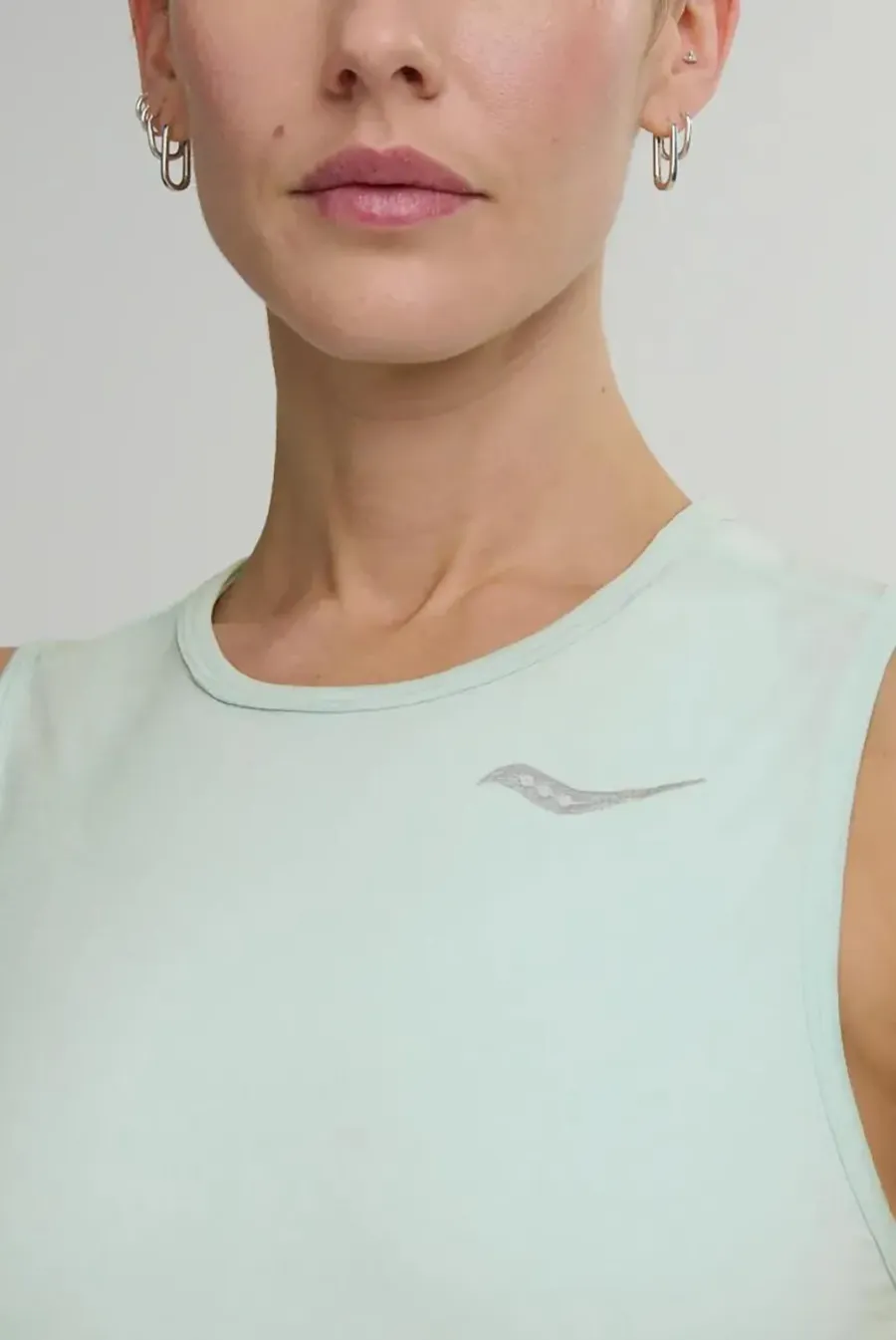 Майка Saucony Stopwatch Crop Tank SAW800527-AQH