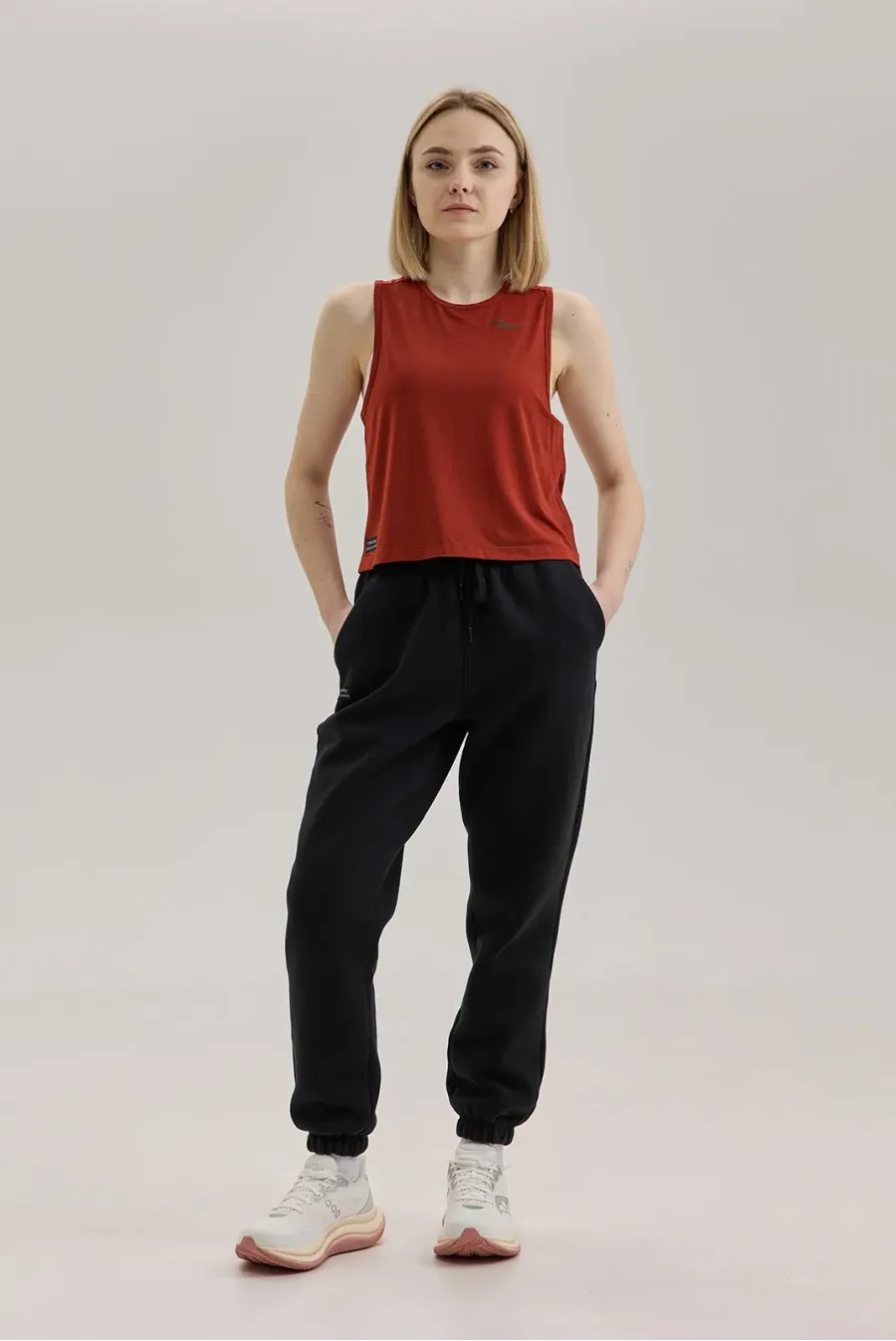 Майка Saucony Stopwatch Crop Tank SAW800527HNH