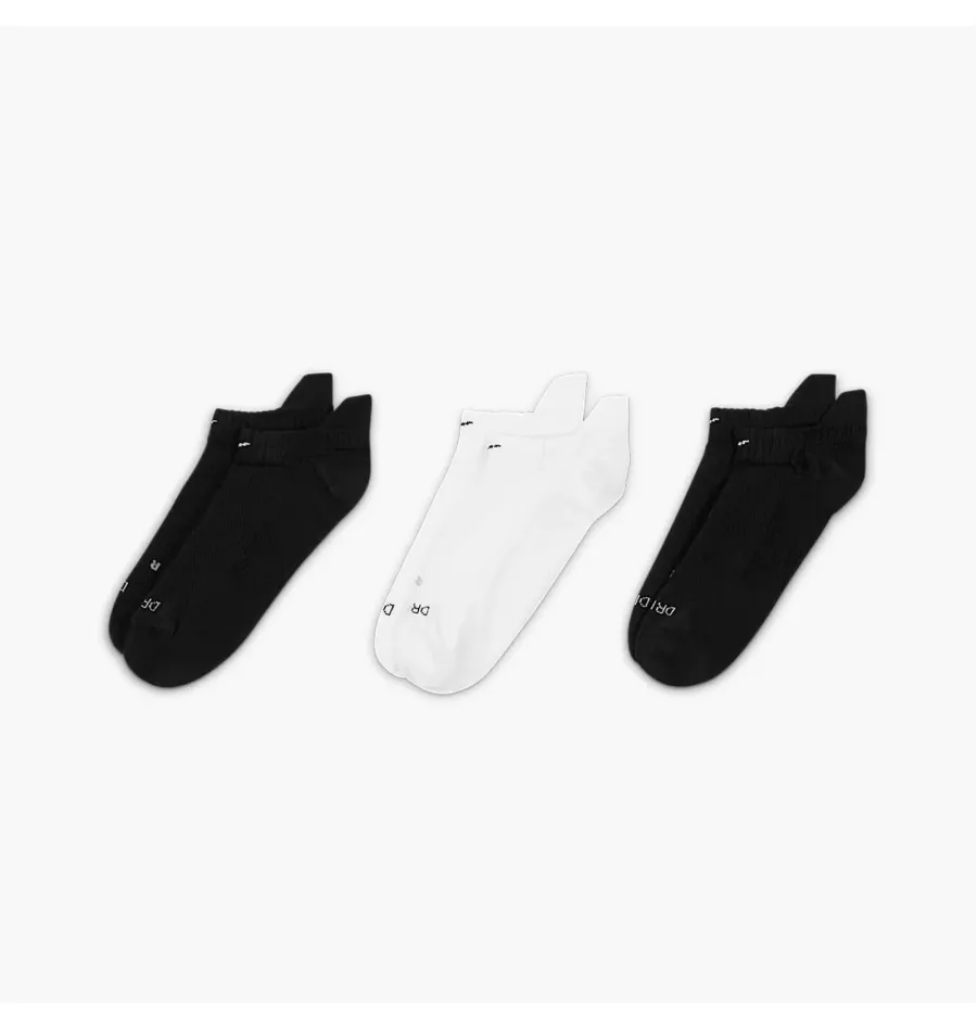 Шкарпетки Nike Everyday Lightweight Dri-FIT No-Show 3P SX4492-901