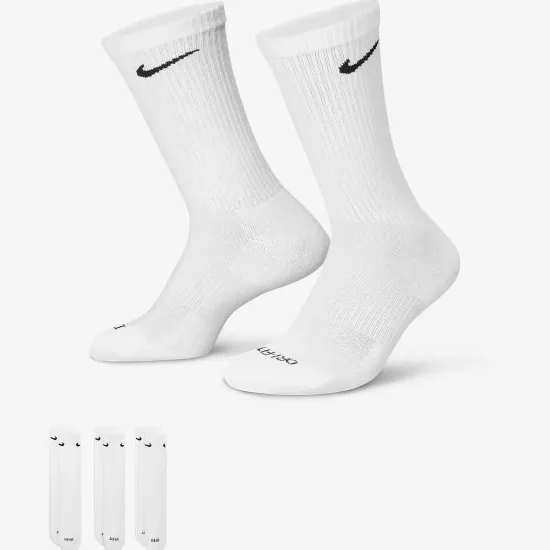 Шкарпетки Nike Everyday Plus Cushioned Crew SX6888-100