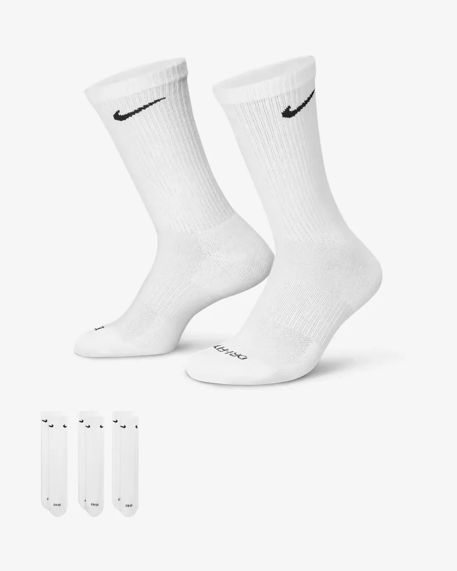 Шкарпетки Nike Everyday Plus Cushioned Crew SX6888-100