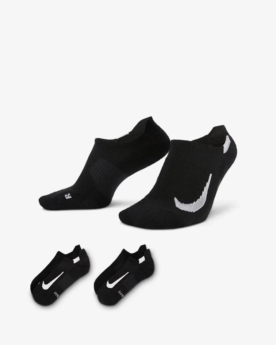 Шкарпетки Nike Multiplier No-Show Running SX7554-010