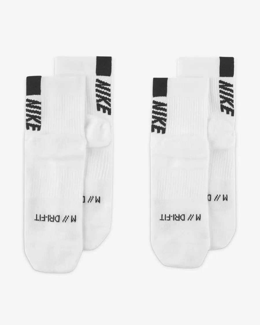 Шкарпетки Nike Multiplier Running Ankle SX7556-100