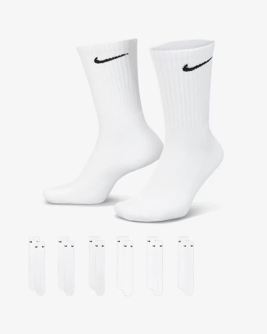 Шкарпетки Nike Everyday Cushion Crew 6 SX7666-100