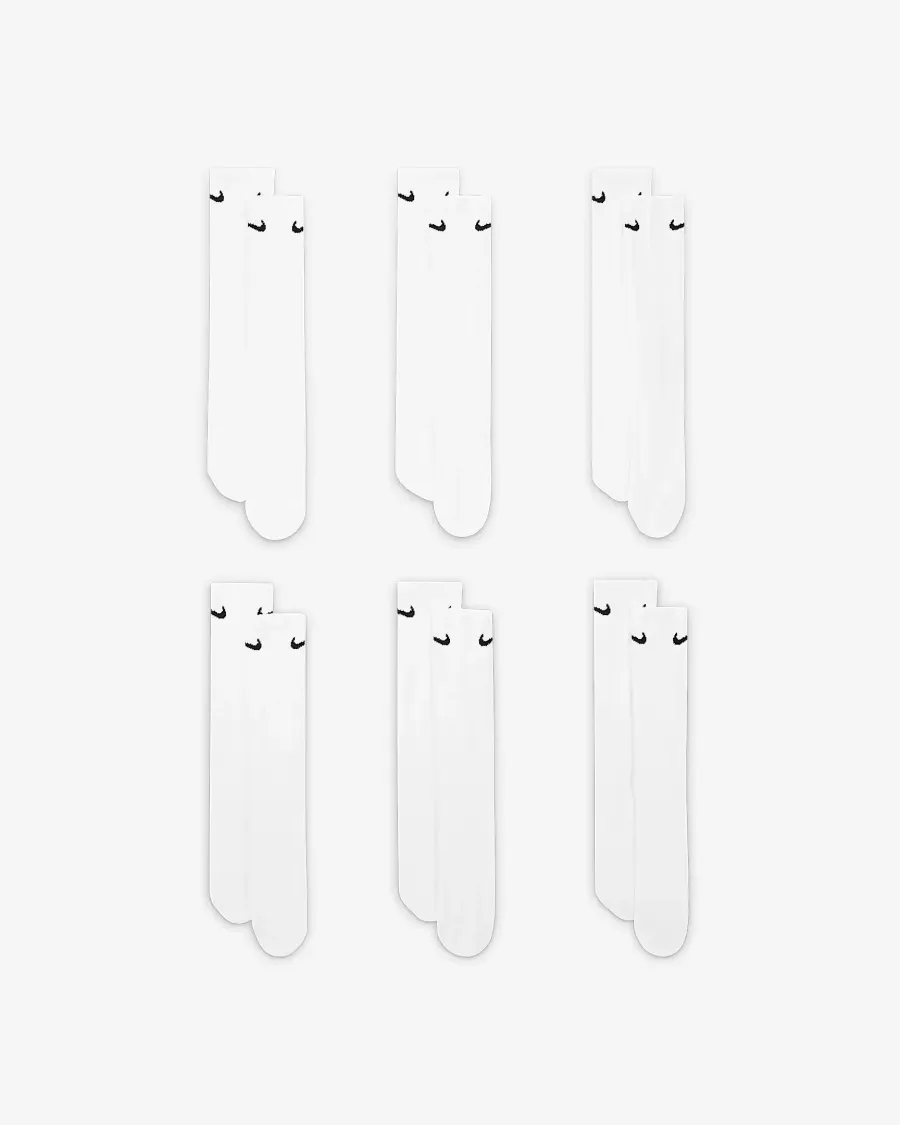Шкарпетки Nike Everyday Cushion Crew 6 SX7666-100