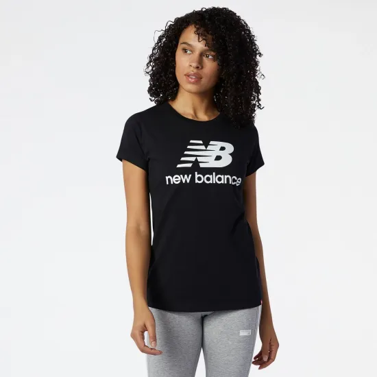 Футболка New Balance Essentials Stacked Logo WT91546BK