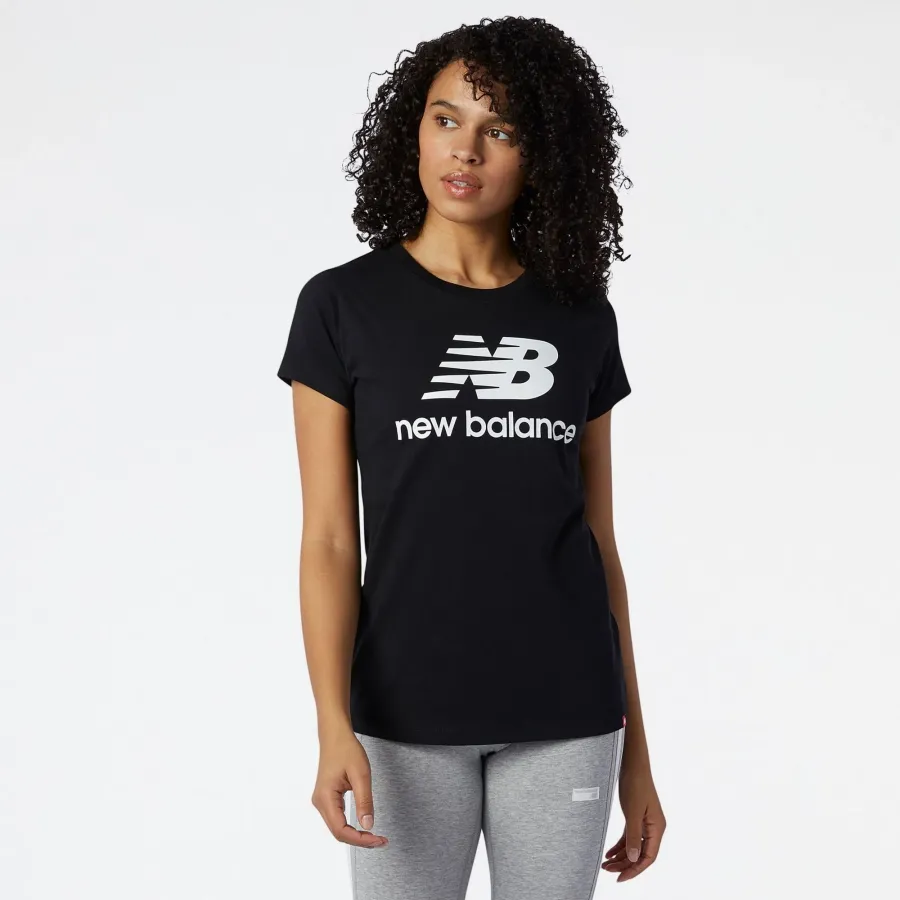 Футболка New Balance Essentials Stacked Logo WT91546BK